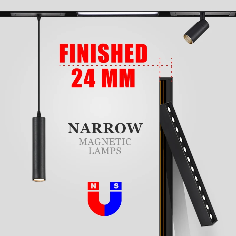 (MINI) SCON New arrival 24V Ra98  MINI magnetic lamp series for 24mm track rails