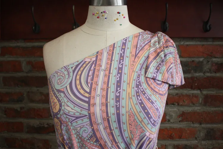 BacklakeGirls/ футболка с коротким рукавом на одно плечо коктейльные платья с рисунком Vestidos De Coctel Tallas Grandes Mujer