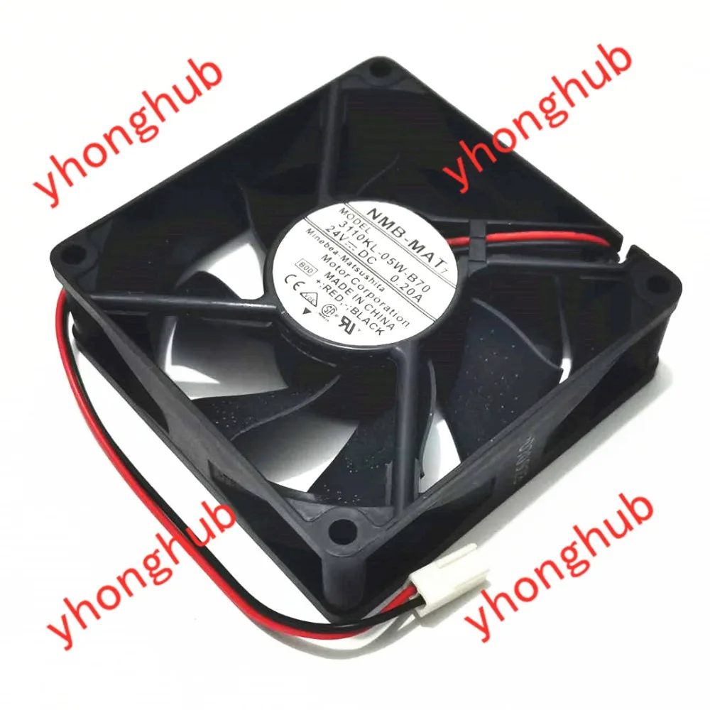 NMB-MAT 3110KL-05W-B70 B00 DC 24V 0.20A 80x80x25mm