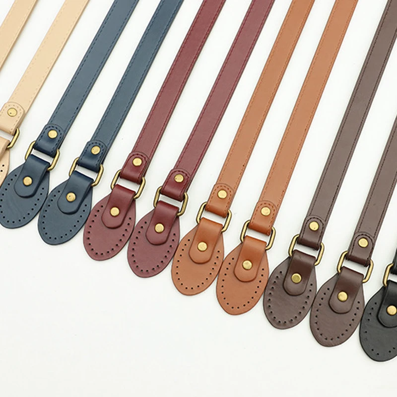 1pc 60cm Handle Bag Straps PU Leather Handle Belt Shoulder Bag Handles Replacement for Handbags Strap DIY Accessories