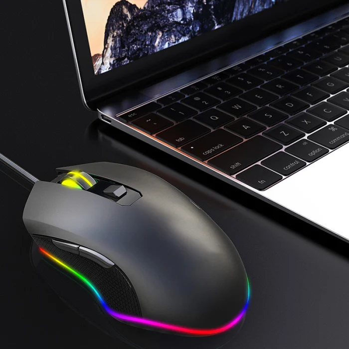 Горячая Проводная светящаяся мышь игровая мышь USB оптическая компьютерная мышь 7 программируемая кнопка