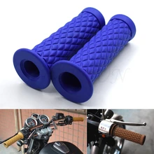 Универсальный 7/" 22 мм Ретро резиновая мотоциклетная ручка 8 цветов для Yamaha XS650 XS750 XT600ZE XTZ660 XV1000 XV535 XV750