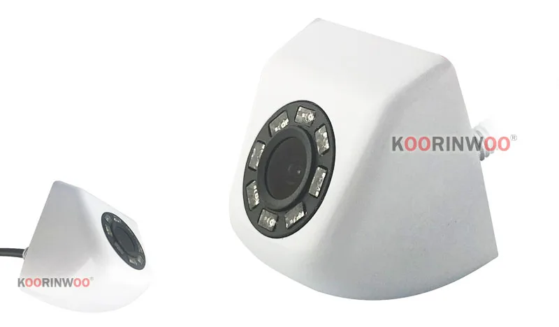 Koorinwoo Univeral парковка CCD HD камера заднего вида резервного копирования ночное видение 8 Огни передний Обратный Cam для Audi/Ford/Toyota