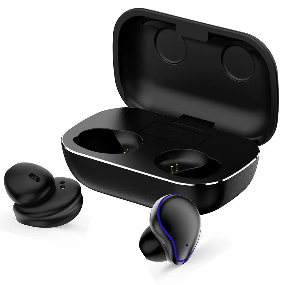 Черный Новые SE-9 Bluetooth 5,0 беспроводные наушники Smart Touch водонепроницаемые TWS стерео наушники-вкладыши с глубоким басом Спортивная гарнитура - Цвет: Черный