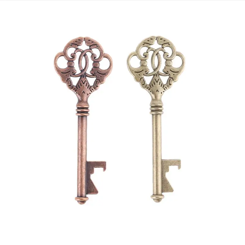 

50x Wedding Party Key Bottle Opener with Tag Cards Paper Candy Bag Guests Gift