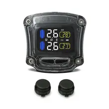 Горячая Водонепроницаемый M3 мотоцикл в режиме реального времени система мониторинга давления в шинах TPMS беспроводной ЖК-дисплей внутренний или внешний TH/WI/WF