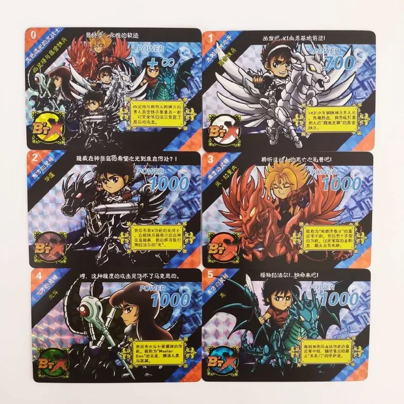 55 шт./компл. Ronin Saint warrior Seiya bnot-X NEO tekgek Blade Kishin Douji хобби коллекционные игры аниме