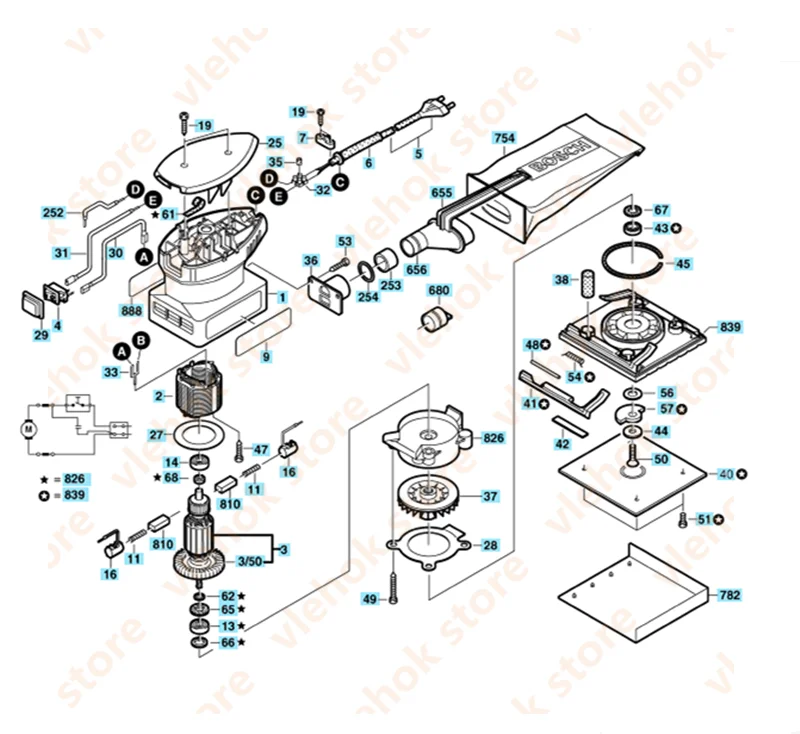Orbital Sander Power Tool Accessories 