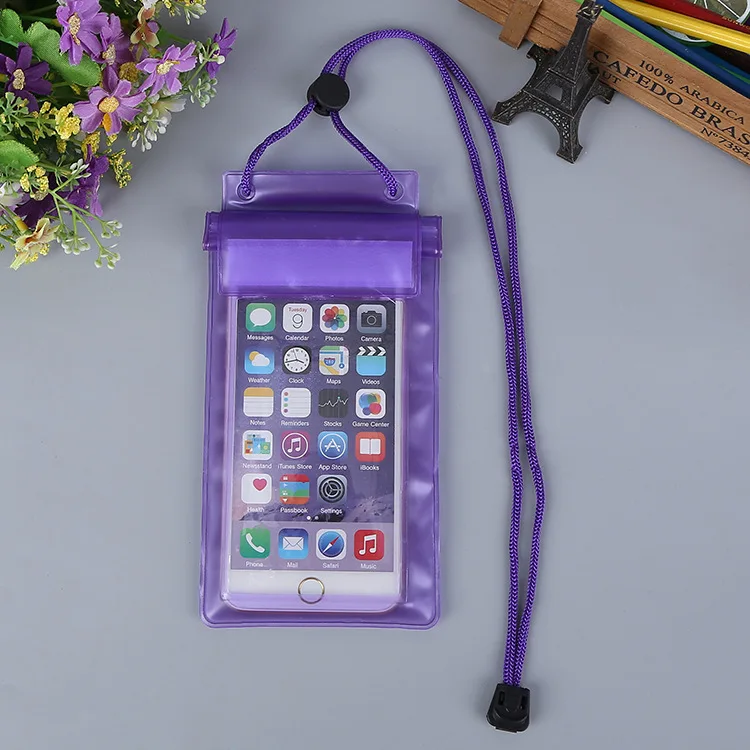 Открытый плавательный сенсорный экран ПВХ водонепроницаемый прозрачный мобильный телефон сумка герметичный дайвинг серфинг водные виды спорта телефон сумка - Цвет: 11