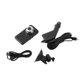 

2.4 Inch TFT LCD Screen Display Infrared Night Vision Auto Car 1280*720 Motion Detection Car Camcorder Recorder Black