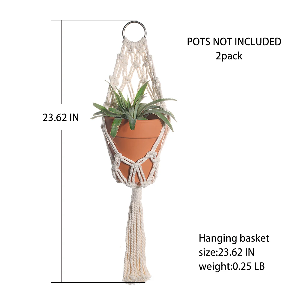 Boho Macrame Plant Hangers