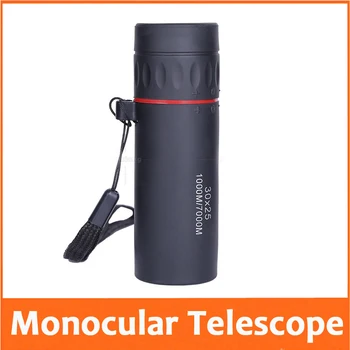 

30x25 7X Outdoor Pocket Mini Birdwatching Monocular Telescope Portable Camping Single-tube Telescope Gift Toy for Adult Children