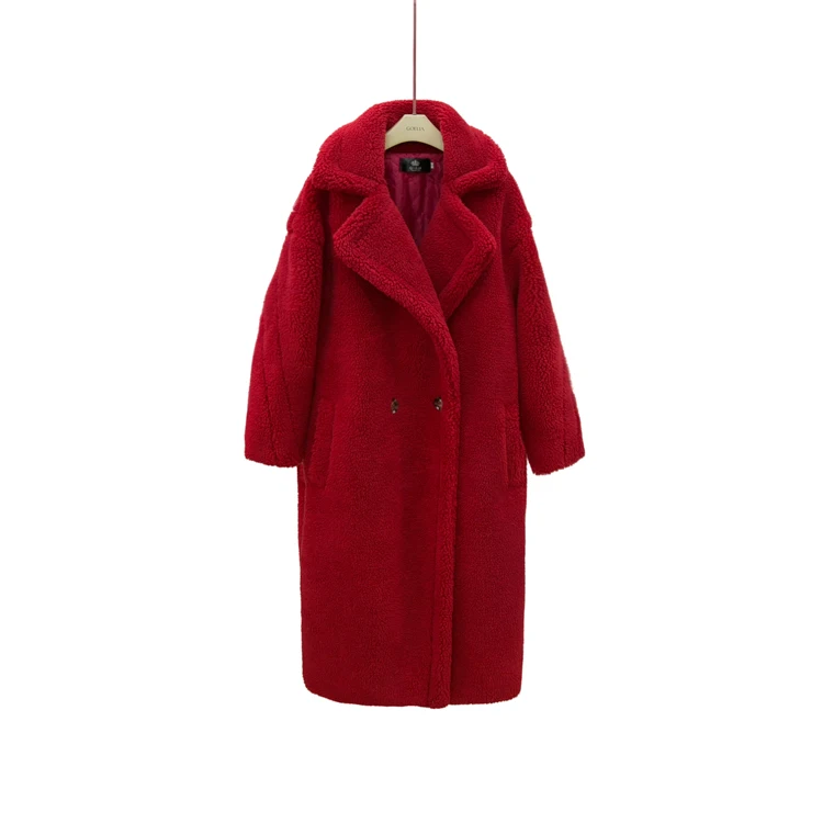 women's clothing winter outerwear coats new lambs wool coat female Korean loose coat 1018