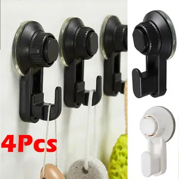 

Vacuum Suction Cup Sucker Shower Towel Bathroom Kitchen Wall Window Hook Hanger Shower Holder Hooks for Bathroom Kitchen Towel