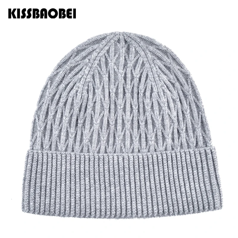 Зимние трикотажные шапки мужские Skullies женские модные черные шапочки шапки s для мужчин Толстая теплая шапка унисекс Мягкая Повседневная шляпа touca Bonnet