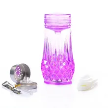 Акриловая кальянная чашка трубка для кальяна набор наргил кальян наргиле со шлангом чаша держатель для угля Sisha аксессуары