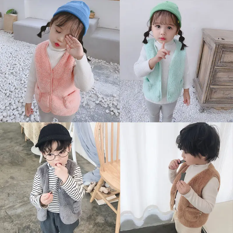 Детские джинсы с плюшевой подкладкой, пальто новое теплое платье для малышки в Корейском стиле на осень и зиму, куртка малых и средних один-кусок мужская прилив