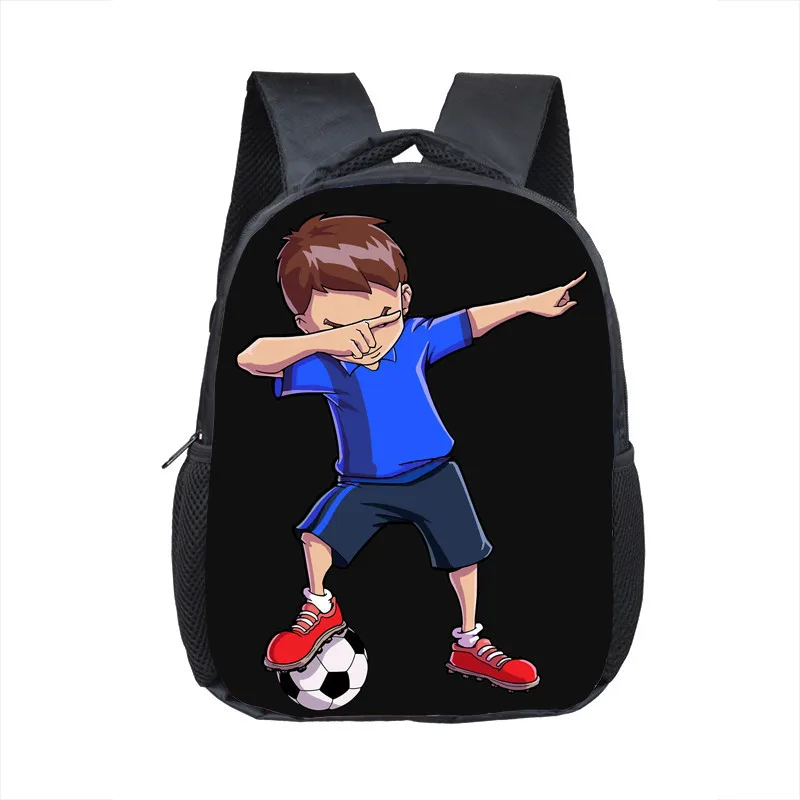 12 дюймов крутой Soccerly/Footbally школьный рюкзак Тор портфели с принтом Детский сад Детский рюкзак подарок - Цвет: 007