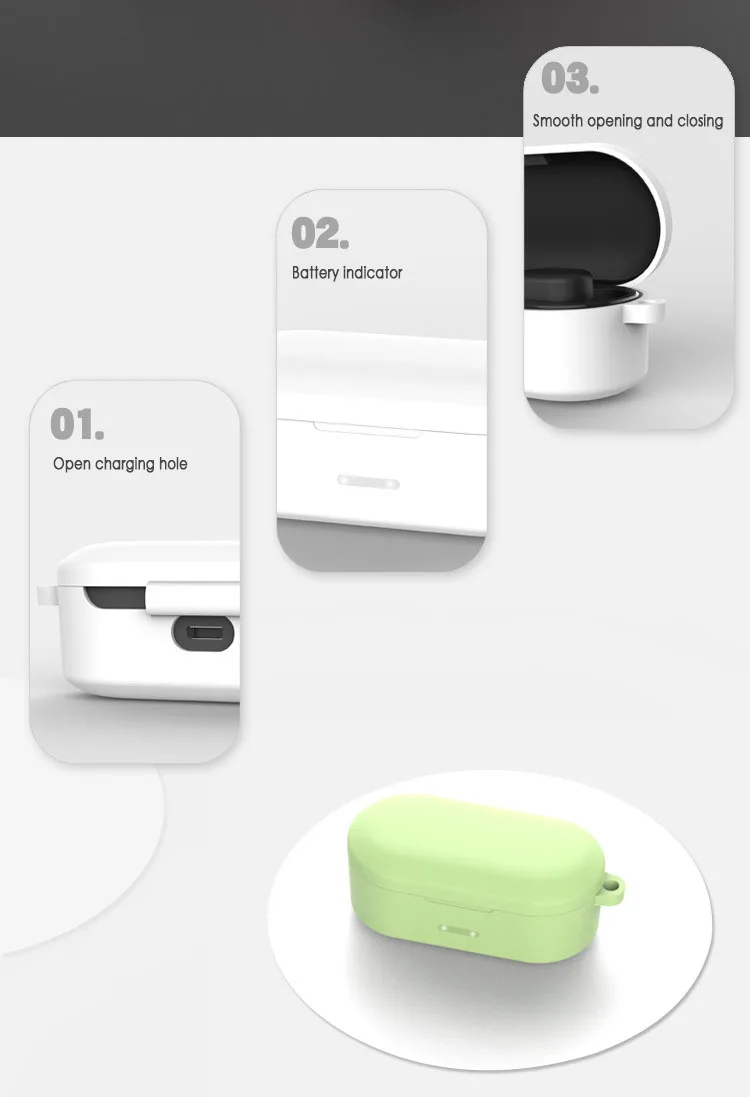 TWS 5,0 Bluetooth подходит для QCY T1S/QS2 bluetooth-гарнитура, набор, гарнитура, силиконовый рукав, гарнитура, аксессуары с крюком для QCY