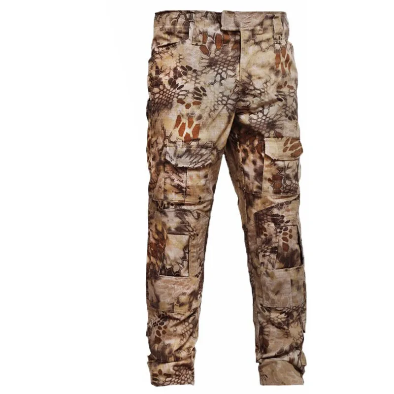 Desert Pyhton Pants Военная форма, Военная рубашка, брюки для мужчин, Армейский Камуфляж, зимняя водонепроницаемая куртка, теплая одежда, тактическая одежда для охоты, женская одежда - Цвет: Desert Pyhton Pants