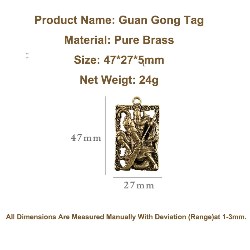 guan gong tag necklace brass (9)