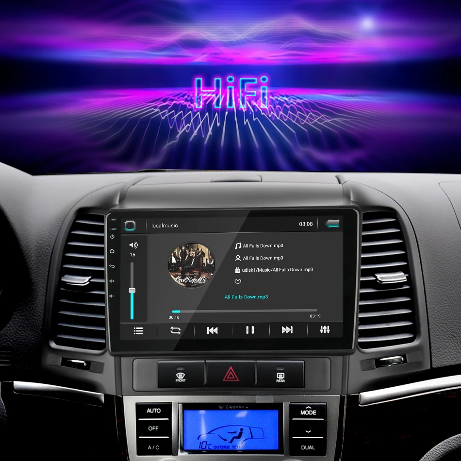 Cheap Jansite Android car radio for Hyundai Santa Fe 2006 2007 2008 2009 2010 2011 2012 Multimedia player 4G WIFI Mirror link FM AM 9