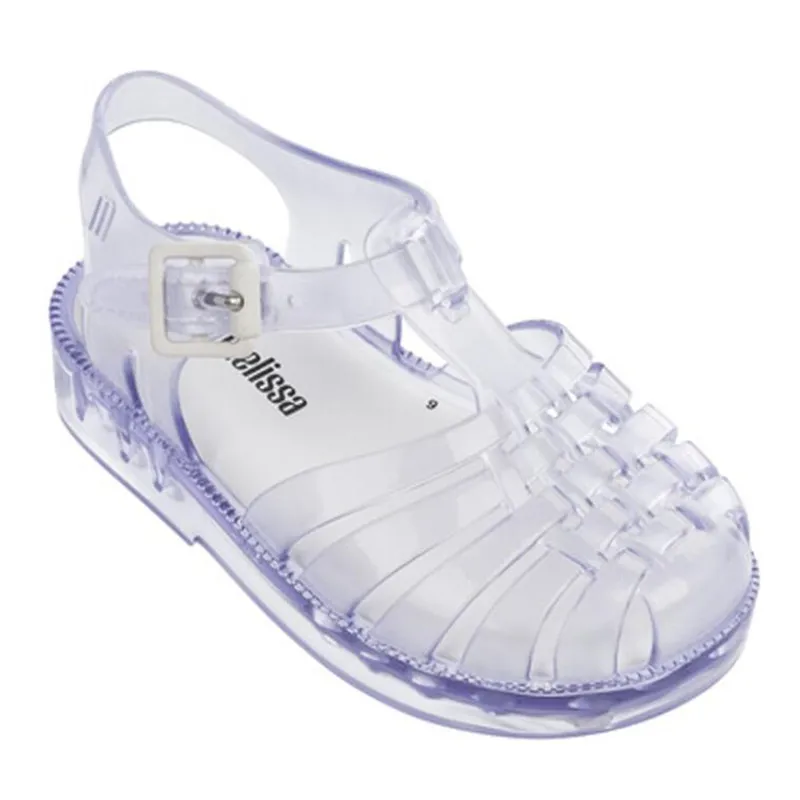 Melissa/мини-обувь для мальчиков; прозрачная обувь для девочек; сандалии для маленьких девочек; детская обувь в римском стиле с вырезами; детская пляжная обувь