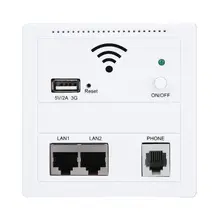 Настенная розетка-повторитель, 86 видов, Wi-Fi, точка доступа, RJ45, PoE, USB зарядка Настенная розетка-повторитель, 86 видов, Wi-Fi, точка доступа, RJ45, PoE, USB зарядка