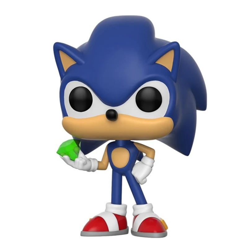 Экшн фигурки с изумрудом кольцом тенью и Chao Sonic ежик виниловые игрушки для кукол