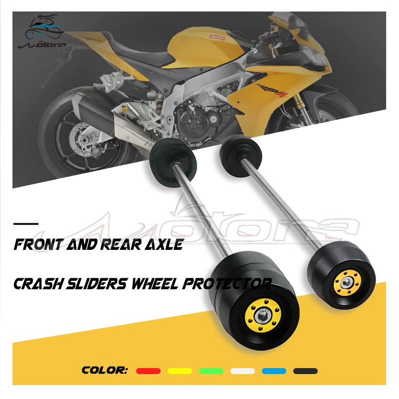 Ползунки для передней и задней оси вилки Aprilia RSV 4/R RSV4 RSV4R 2009 2014 10 11 12 13 аксессуары