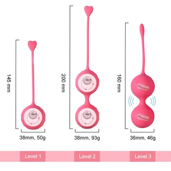 10 Speed G Spot Vibrator Kegel Balls for Women Wireless Control Ben Wa Balls Adult Sex Toy Vaginal Ball Muscle Tight Exercise