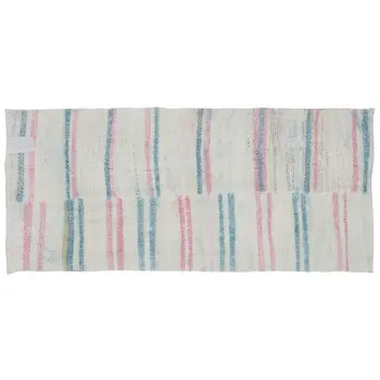 

Handmade Multicolor Vintage English Striped Rug Runner Rug 111x257 Cm-3'8''X8'5''