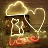 Wholesale LED Neon Night Light Sign Wall Art Sign Night Lamp Xmas Birthday Gift Wedding Party Wall Hanging Neon Lamp Home Decor ► Photo 2/6