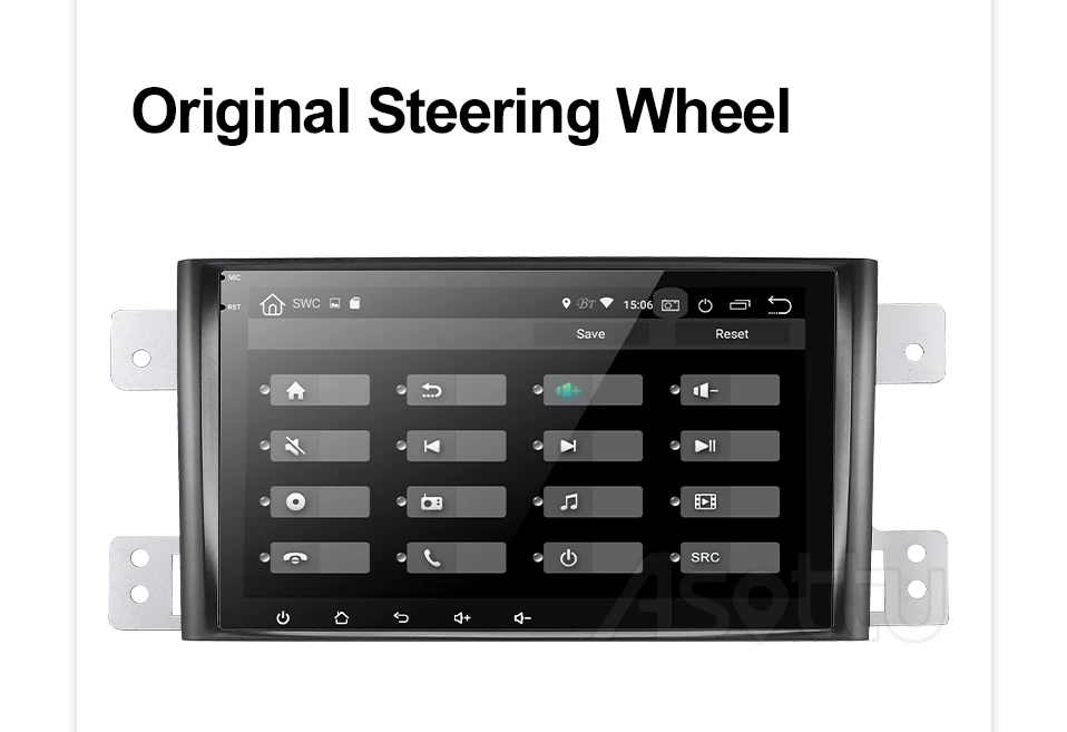 Asottu SU601 Android 9.0 PX6 car dvd for Suzuki Grand Vitara 2005-2012 multimedia headunit GPS Radio gps player stereo