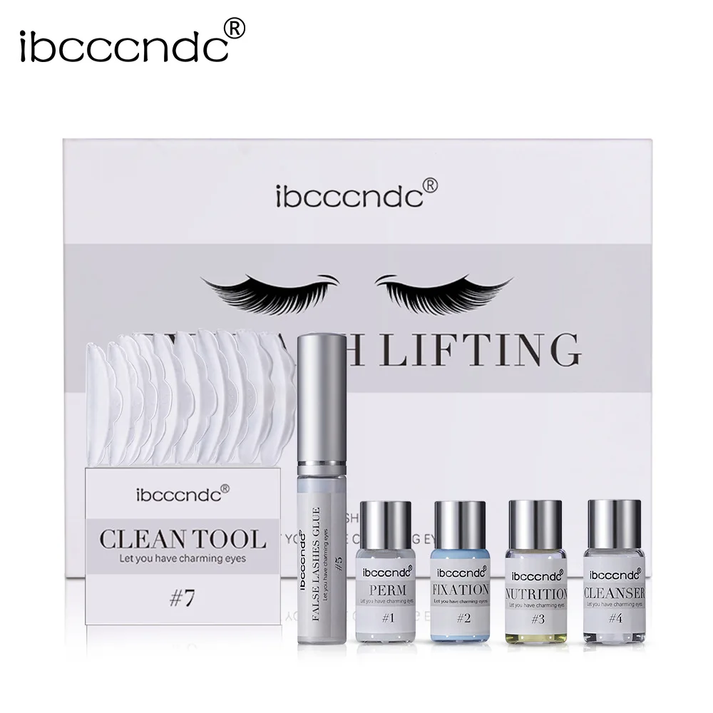 

DIY Extension Kit Eyelash Thick Curl 7 in 1 Eyelash Perming Kit Dropshipping Fast Shippment Lashes Perm Set Makeup Tools