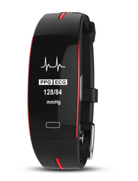 P3 ECG PPG Смарт-часы браслет кровяное давление пульсометр фитнес-трекер монитор спортивный шагомер IP67 водонепроницаемый браслет