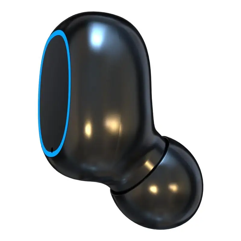 N26 Blue Circle Face Cover TWS Jerry Solution 5 1 Digital Display Touch Bluetooth Headset Emergency Charging Headphones Earbuds