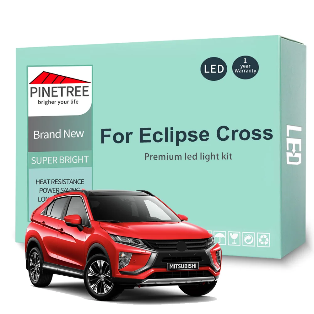 Комплект светодиодного освещения для салона Mitsubishi Eclipse Cross 2018 2019 2020 11 шт.