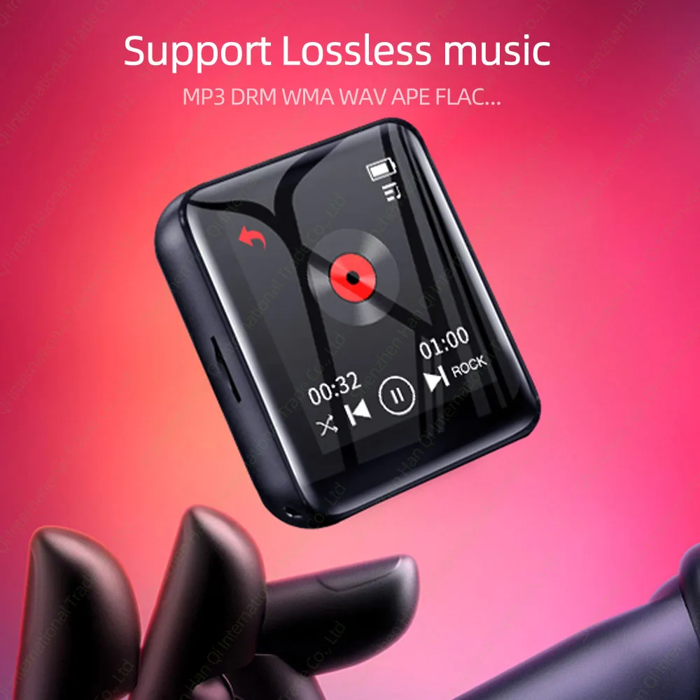 RUIZU A02 M4 Bluetooth 4,0 MP4 MP3 плеер с полным сенсорным экраном портативный музыкальный плеер с динамиком FM Электронная книга рекордер шагомер