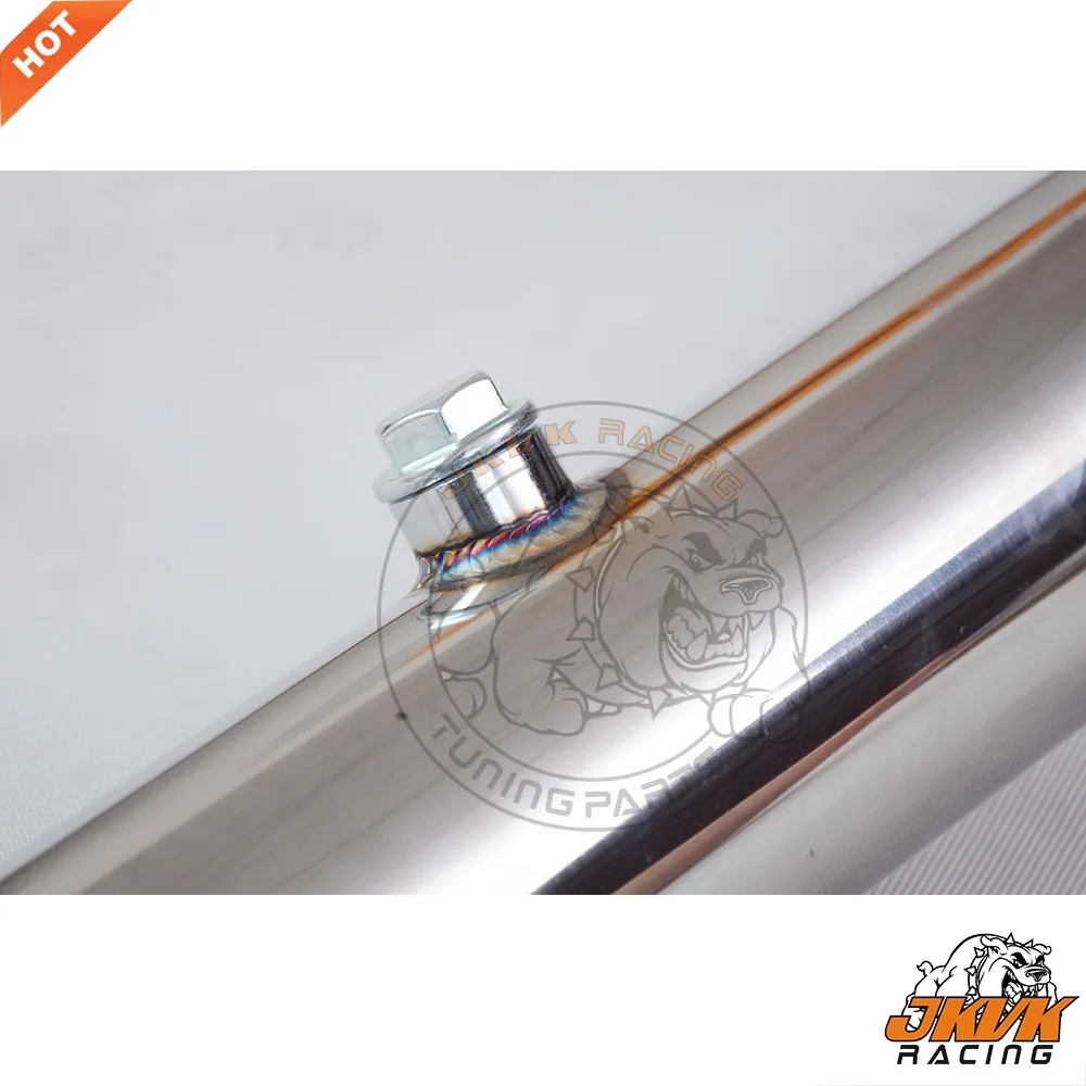 JKVK RACING SS304 выхлопная труба 3 ''с высоким потоком для MK6 R A3 8P S3 TTS 1.8L 2.0L TFSI Catless труба 2006-2012