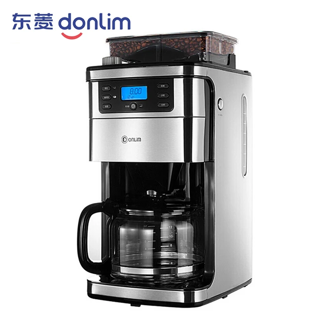 1000w Coffee Makers American Coffee Machine Household Automatic Drip Coffee  Machine Thermal Insulation Grinding Beans Brewing - Coffee Makers -  AliExpress