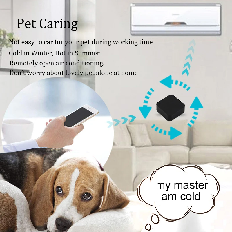 Mini Universal Intelligent 2.4GHz WIFI IR Voice Control Remote Controller Smart Life For Alexa Google Home