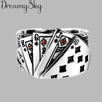 

Vintage Real Pure Silver Color Irregular Geometric Rings for Women Wedding Big Open Finger Ring Anillos Anelli