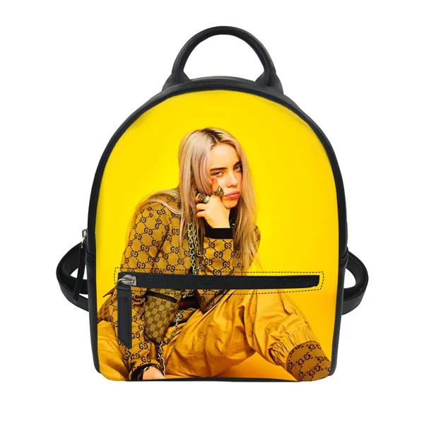 CDZHL729Z4 Thikin Billie Eilish рюкзак для девочек леди мочила Мини Кожаный школьный рюкзак студенческий туристический в стиле преппи сумка для девочек - Цвет: CDZHL729Z4