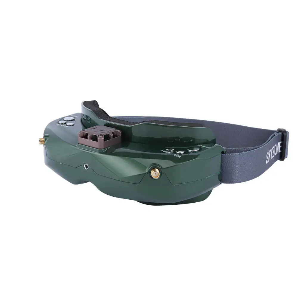 SKYZONE SKY02X 5,8 ГГц 48CH FPV очки Поддержка 2D/3D HDMI отслеживания головы с вентилятором DVR камера для RC Самолет гоночный FPV Дрон - Цвет: Green