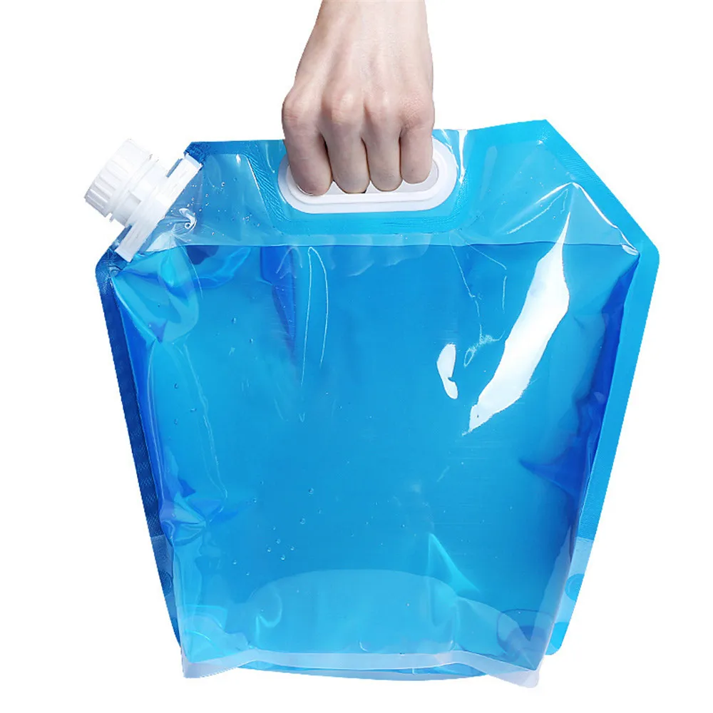 5L/10L Big Capacity Outdoor Water Bag Foldable Portable Water Container Environment Cleaning Tank Drinking Camping BBQ