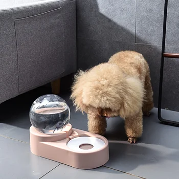 

Pet Bowls Cat Dog Food Automatic Feeder 1.8L Fountain for Water Drinking Food Feeding YU-Home