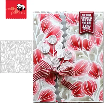 

FLORA Stamp Stencil Metal Cutting Dies and Stamps for Painting Stencil Template Scrapbooking DIY Crafts Paper