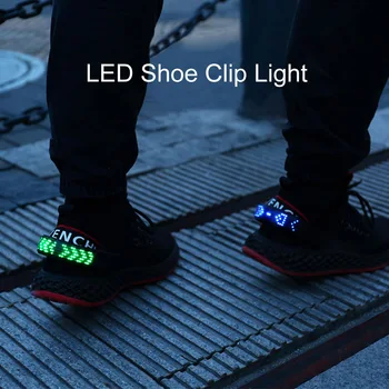 

LED Luminous Shoe Clip Light Outdoor LED Safety Night Light Waterproof Running Shoe Safety Clips Cycling Sports Warning Light