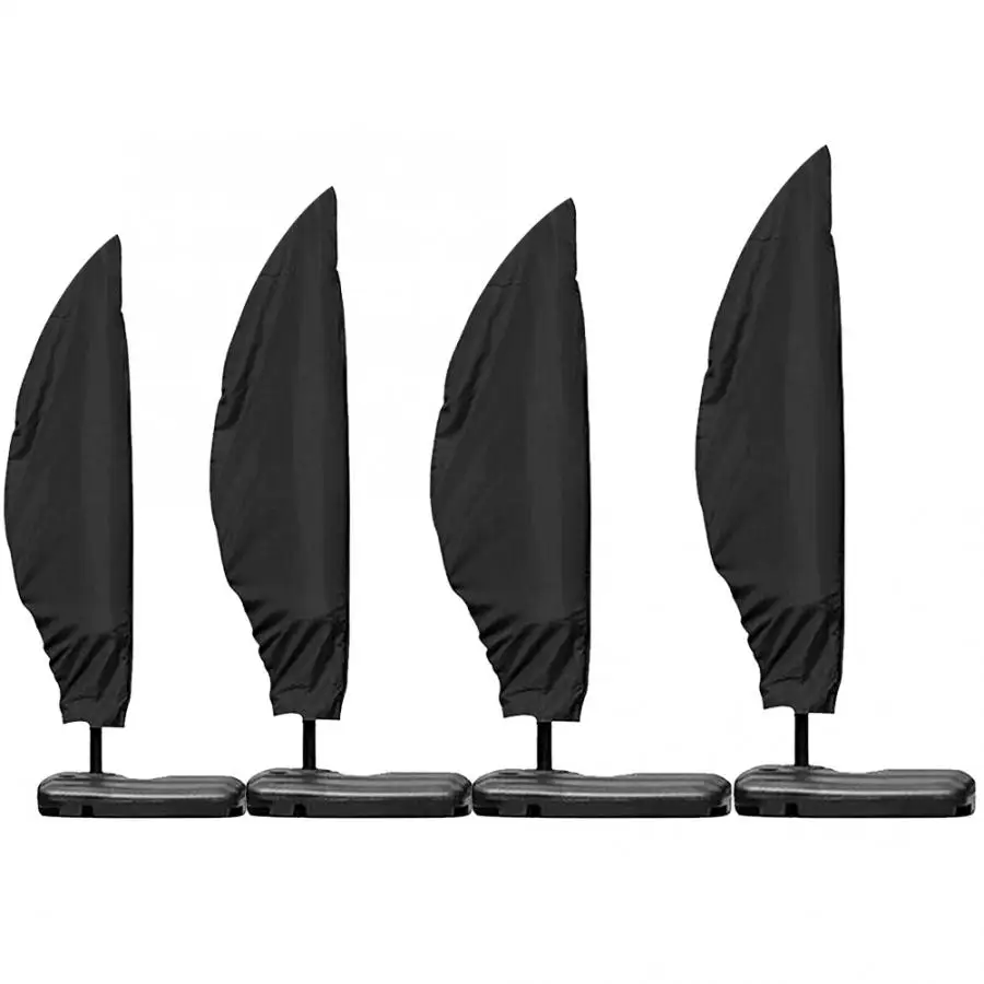 Outdoor Camping Awning Sun Shelter 210D Oxford Cloth Black Umbrella Cover Waterproof Anti-UV Anti-Dust Outdoor Use